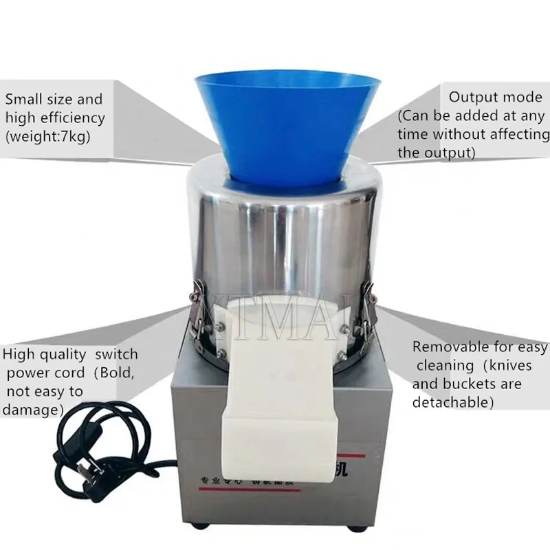 Mesin Pemotong Sayur Komersial Mesin Pemotong Sayur Pangsit Pelet Mincer Daging Cincang Kantin Listrik