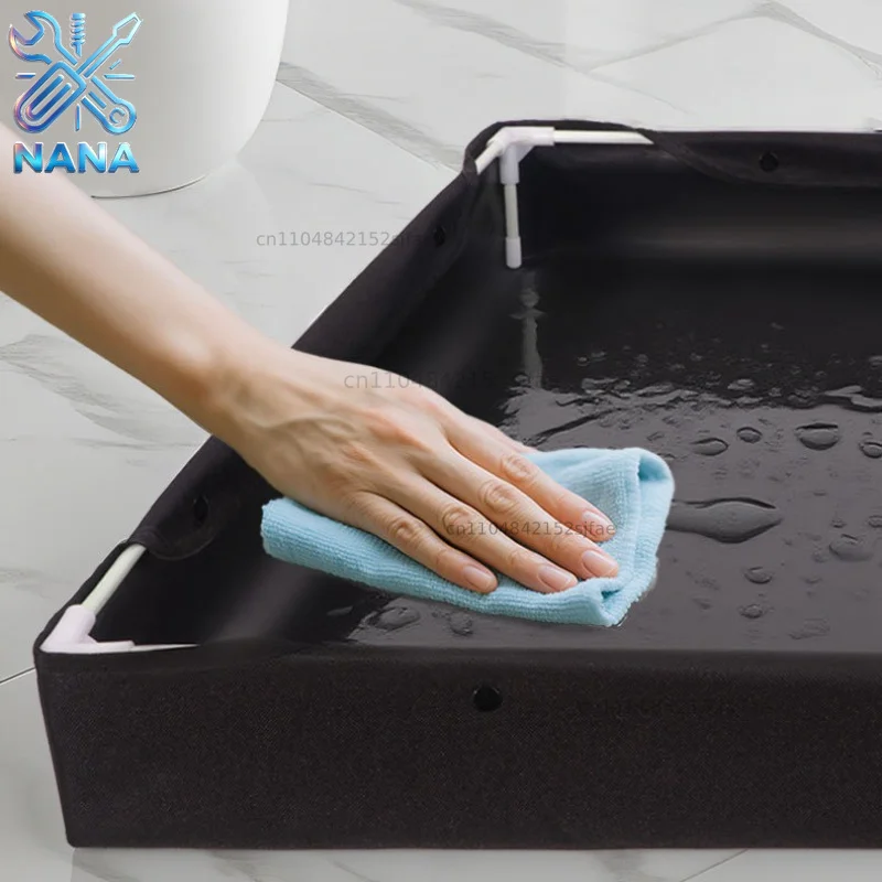 Portable Tent Floor Base Male Female Folding Shower Pan with Drain Pipe PVC for Outdoor RV Pet Bath Hiking Camping Shower Beach