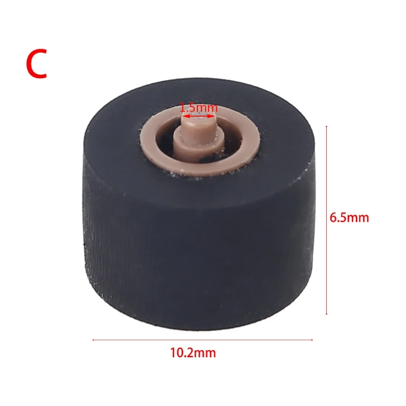 Máy Ghi Âm Dây Ròng Rọc Bánh Xe Sàn Âm Thanh Máy Ghi Áp Lực Báo Chí Cassette Có Trục Bánh Xe-10.2-6.5-1.5mm Cho Người Chơi
