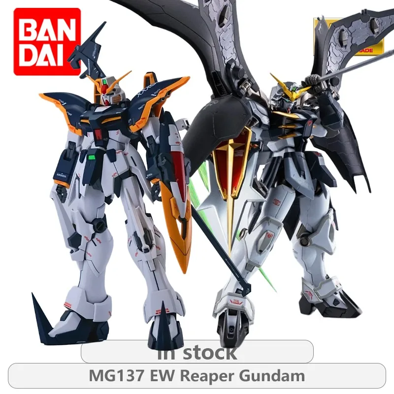 

BANDAI оригинальная серия 1\100Master Grade MG XXXG-01D2 Hell Reaper Up EW аниме фигурка в сборе модель игрушки подарки для мальчиков