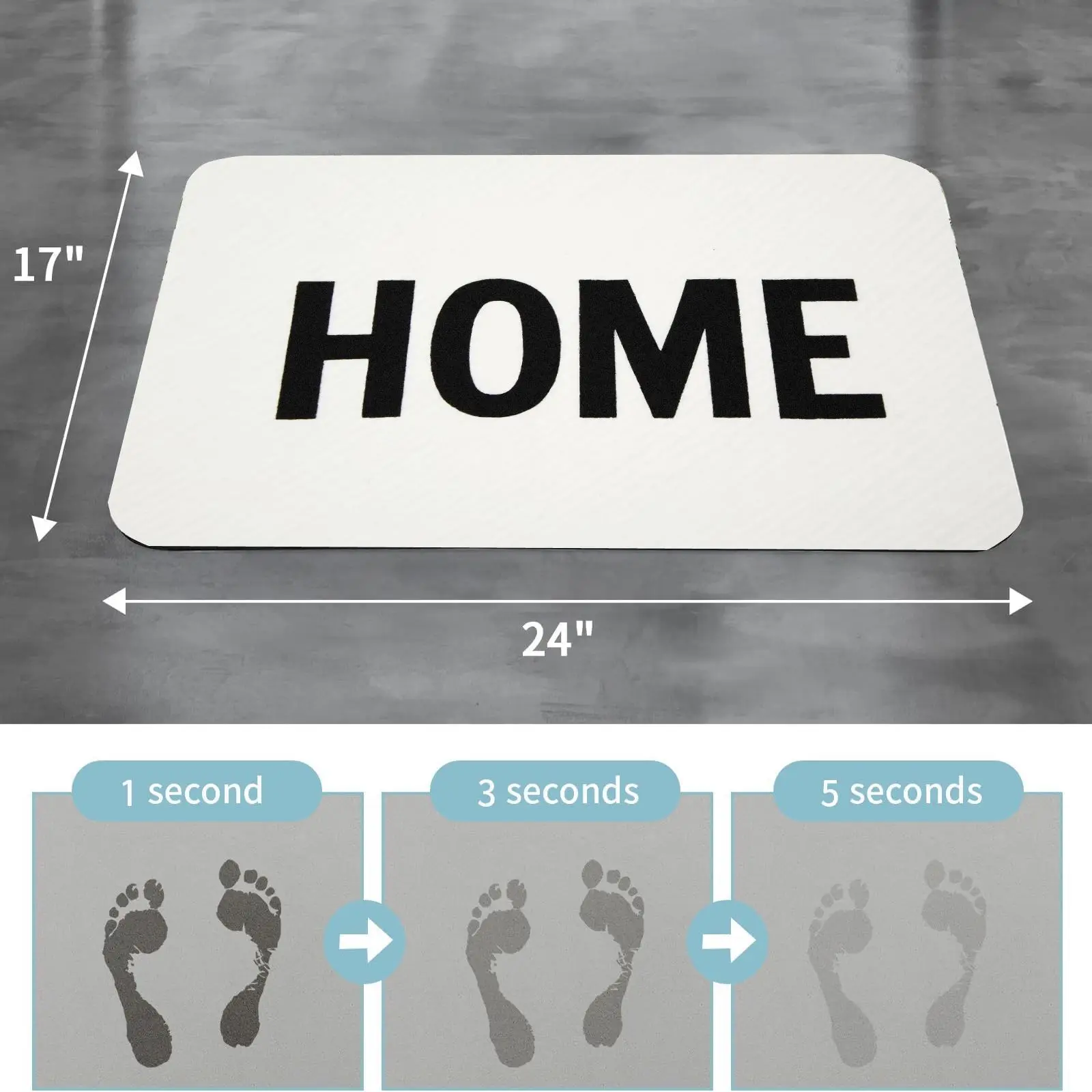 MatMuse HOME كلمة لينة دياتومي الأرض حصيرة الحصير غرفة الحمام سهلة التنظيف سهلة الرعاية التجفيف السريع ممسحة باب المدخل الحصير