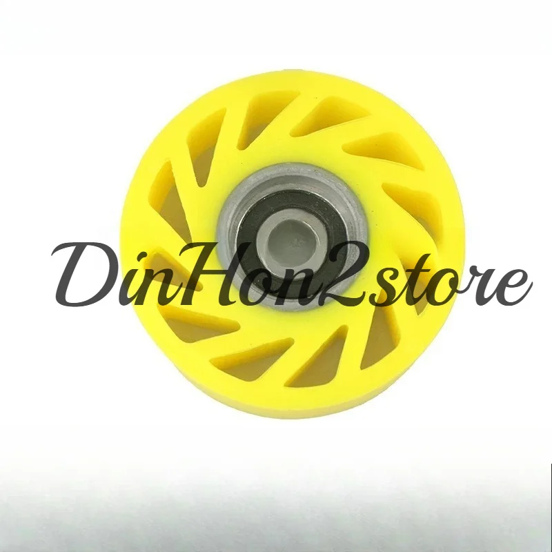 Automatic box gluing machine rubber wheel paper feeding dragon boat yellow wheel carton mechanical accessories