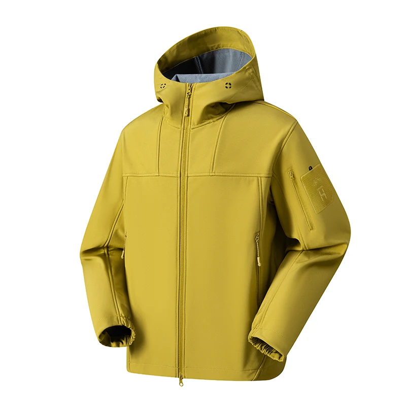 Spring and Autumn Outdoor Sports and Leisure Hooded Jacket New Outdoor Windproof Breathable Cold Proof Warm Stormtrooper Jacket