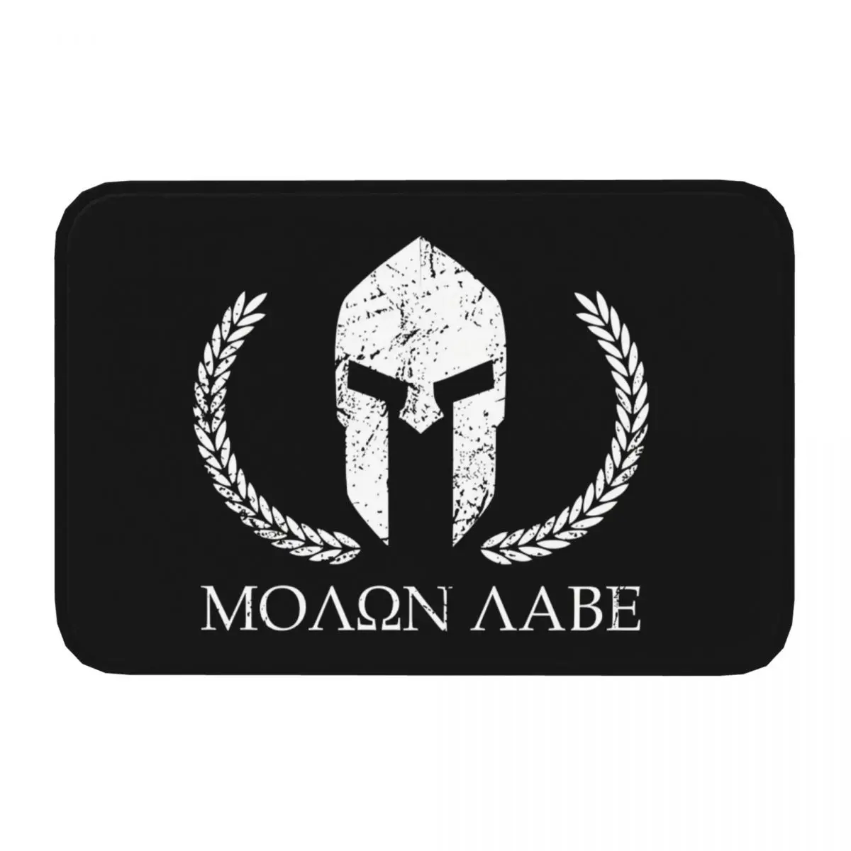 Spartan Cartoon Bedroom Mat Dark Mask Doormat Living Room Carpet Entrance Door Rug Home Decor