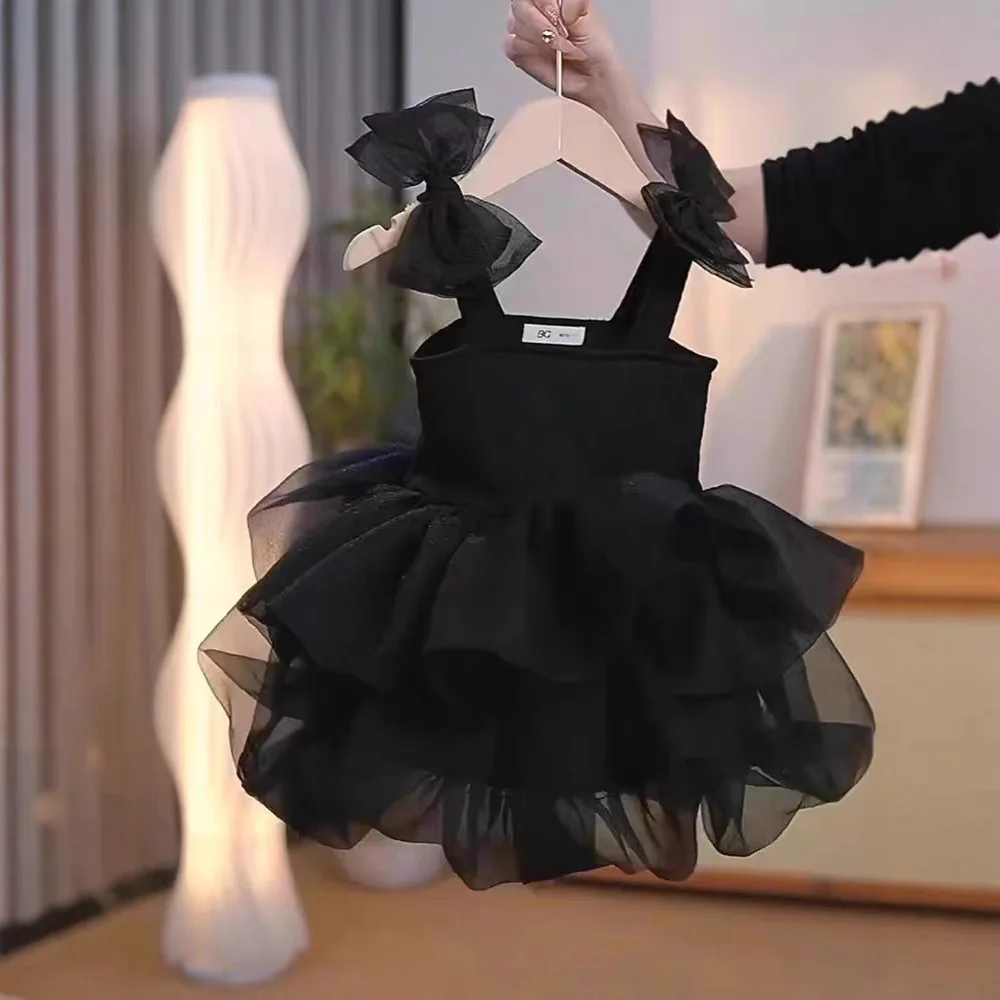 

Платье принцессы, летние детские подтяжки для девочек, темперамент пушистого платья, подарок на день рождения