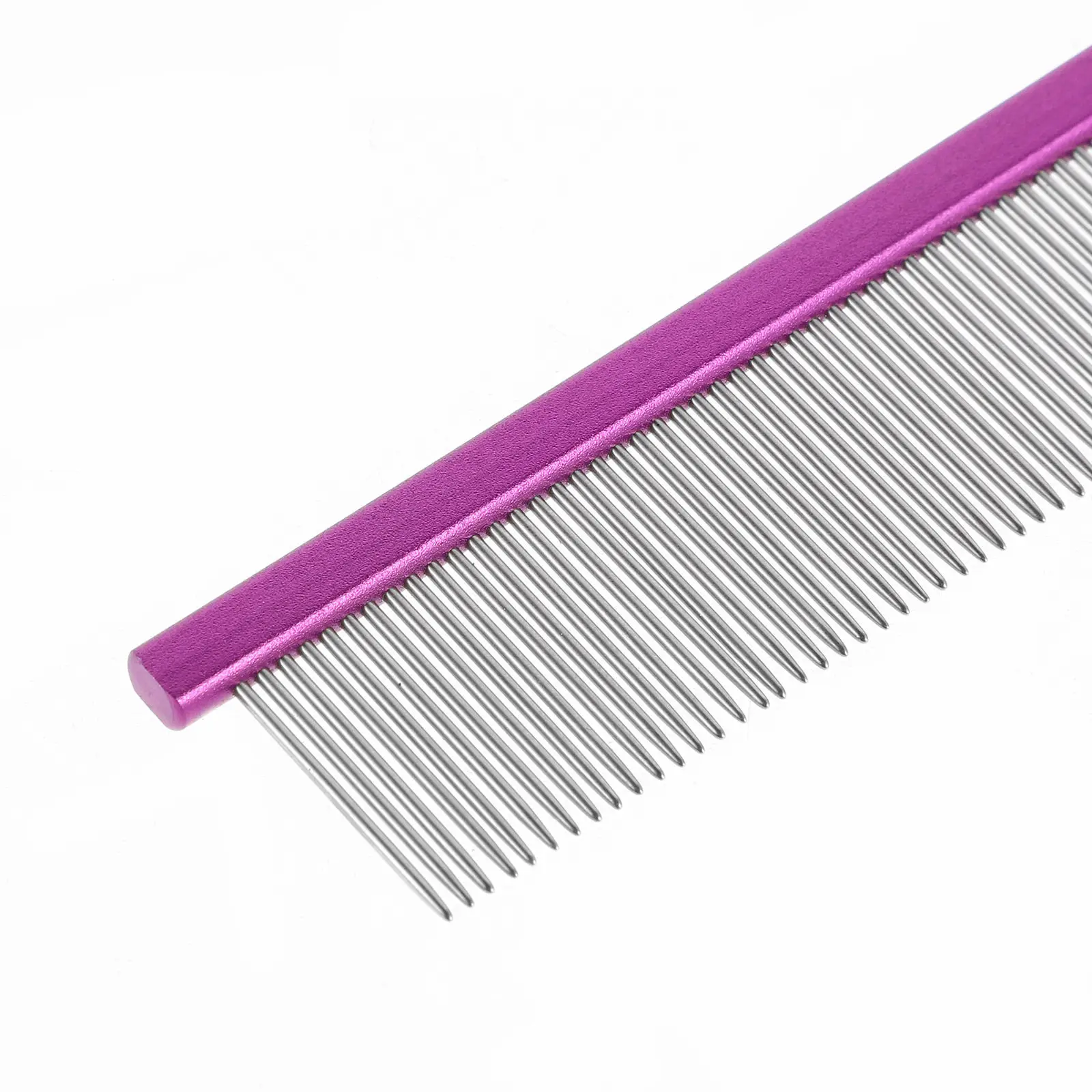 Pet Steel Rat Tail Comb Fine Tooth Grooming Tool for Cats Dogs Hair Removal Matting Removal Multifunctional Metal Comb