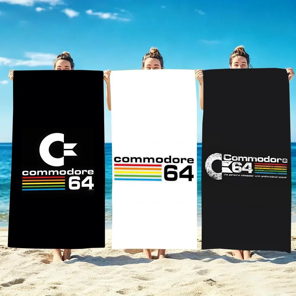 Computer Commodore 64 Towel Microfiber beach towel, quick-dry, sand-free, ultra-fine fiber, super soft.