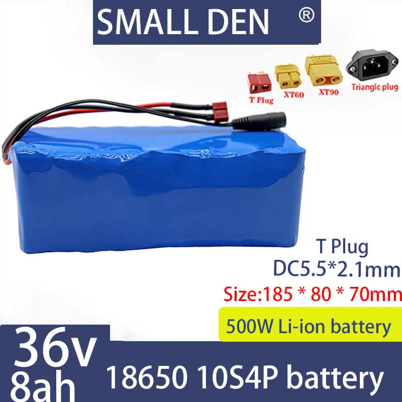 

36v 8ah 10S4P lithium 18650 battery pack high-power power pack large capacity battery built-in BMS rechargeable battery