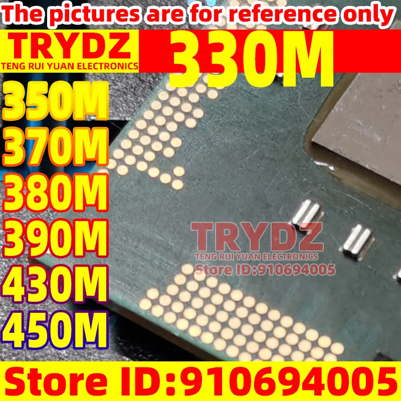 1pcs New Generation i3 330M 350M 370M 380M 390M i5 430M 450M Support HM55/57 cpu Transistor