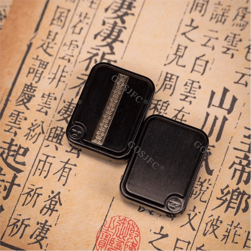 BPMODS & LIANGZI EDC Price Tag Ebony Fidget Slider Fidget Toys For Adults Stress Relief Toy Push Slider Anxiety Relief Gadgets