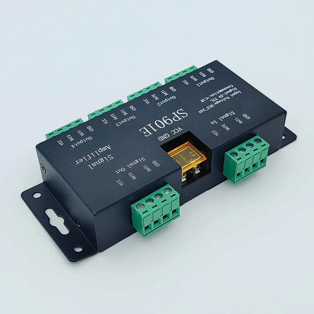 SP901E 24V 4CH групповой усилитель сигнала для DMX512 светодиодный Pixel Strip Magic Module