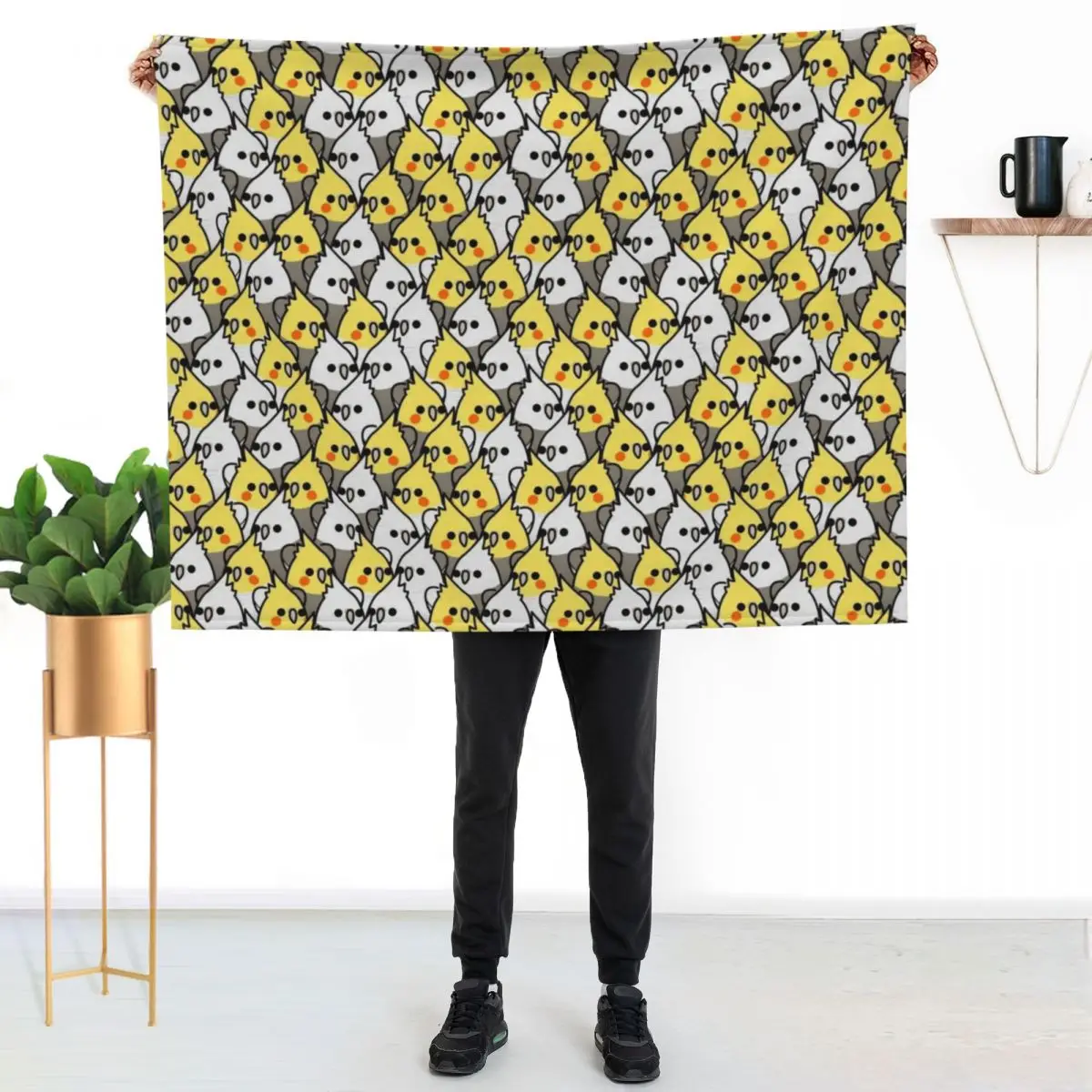 Too Many Birds! - Cockatiel Squad Throw Blanket Bed linens Summer Baby Thins Giant Sofa Blankets