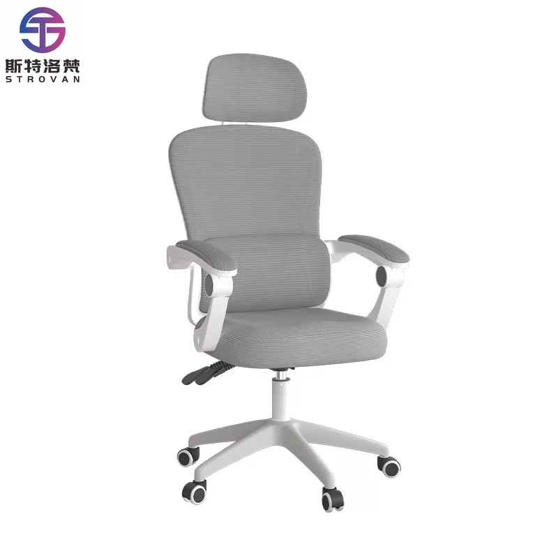 Ergonomic Office Chair with Lumbar Support - Adjustable Swivel Chair for Global Export Mesh Office Chair