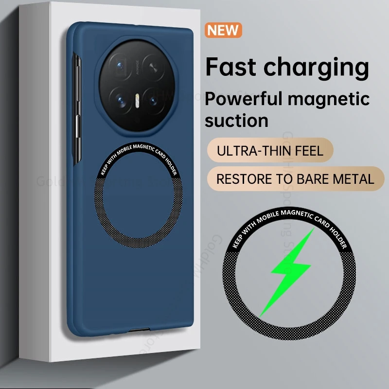 

Pure Color Candy Frameless Matte Tough Case For Honor Magic V6 V5 V3 V2 Wireless Charger Solid Magnetic Back Cover Magic VS3 VS2