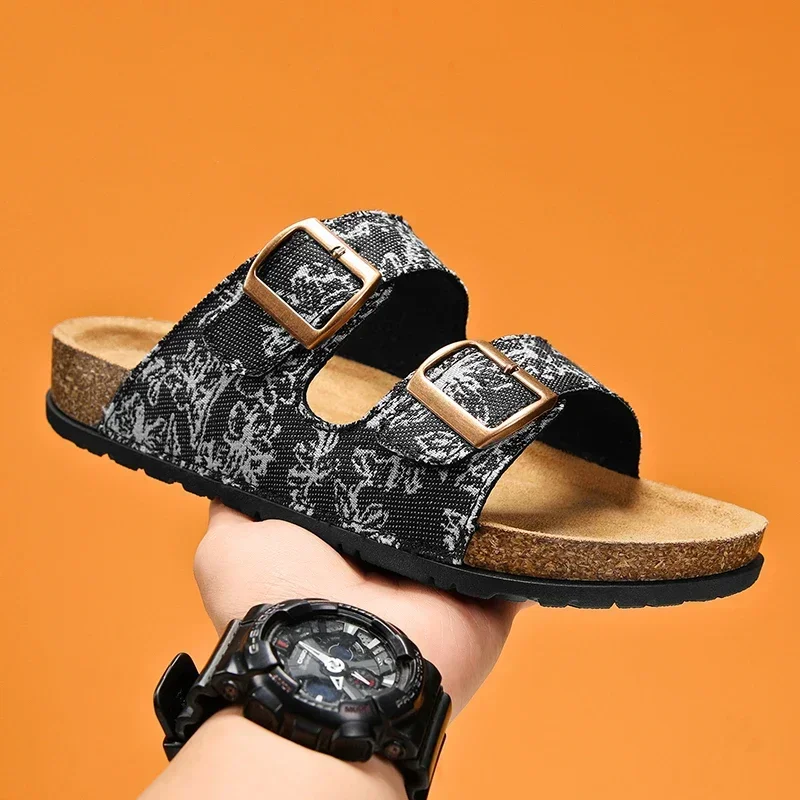Practical Daily Use Summer Slippers Unisex Flat Anti Slip Wear Resistant Student Leisure Footwear