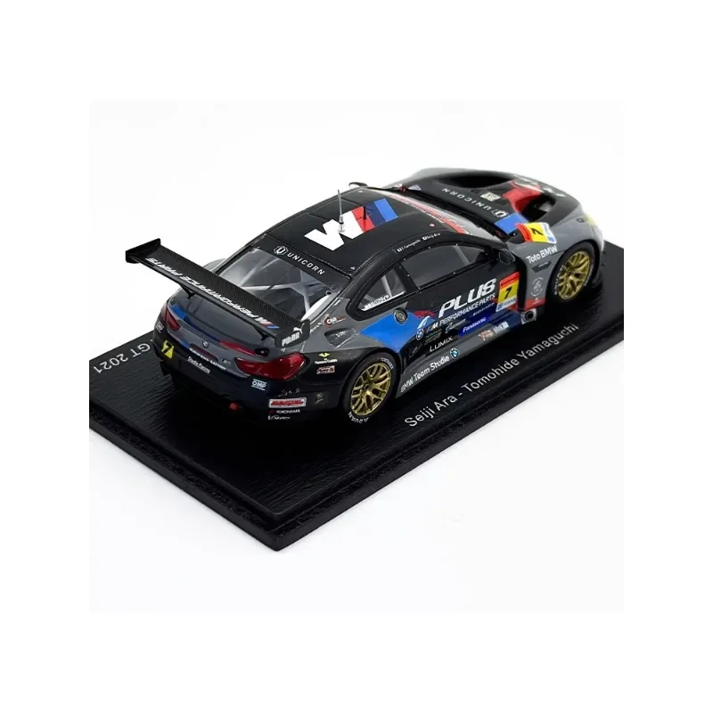 Spark-modelo de simulación de resina 1/43 BMW GT300 SUPER 2021, colección de juguetes decorativos para niños, regalos de vacaciones para niños