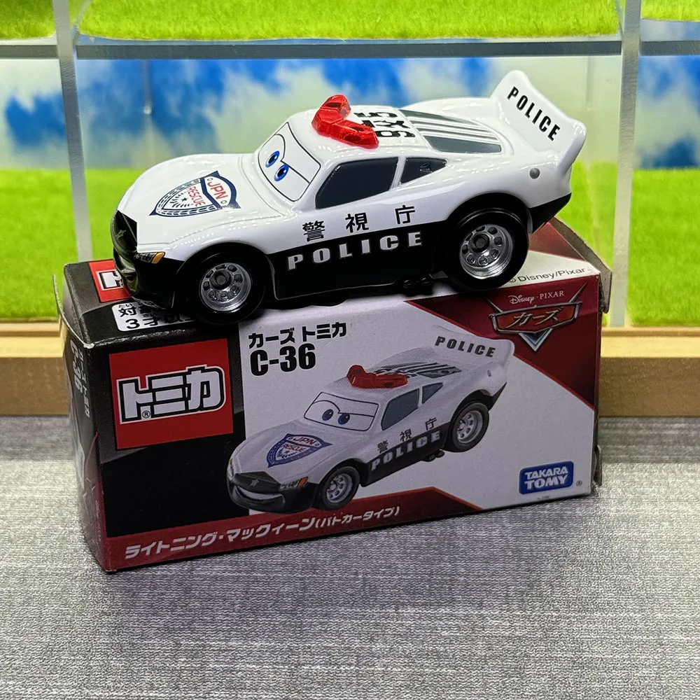 

Tomy Cars Tomica C-36 Lightning McQueen (Police Type) Die Casting Static Alloy Car Mode Collection