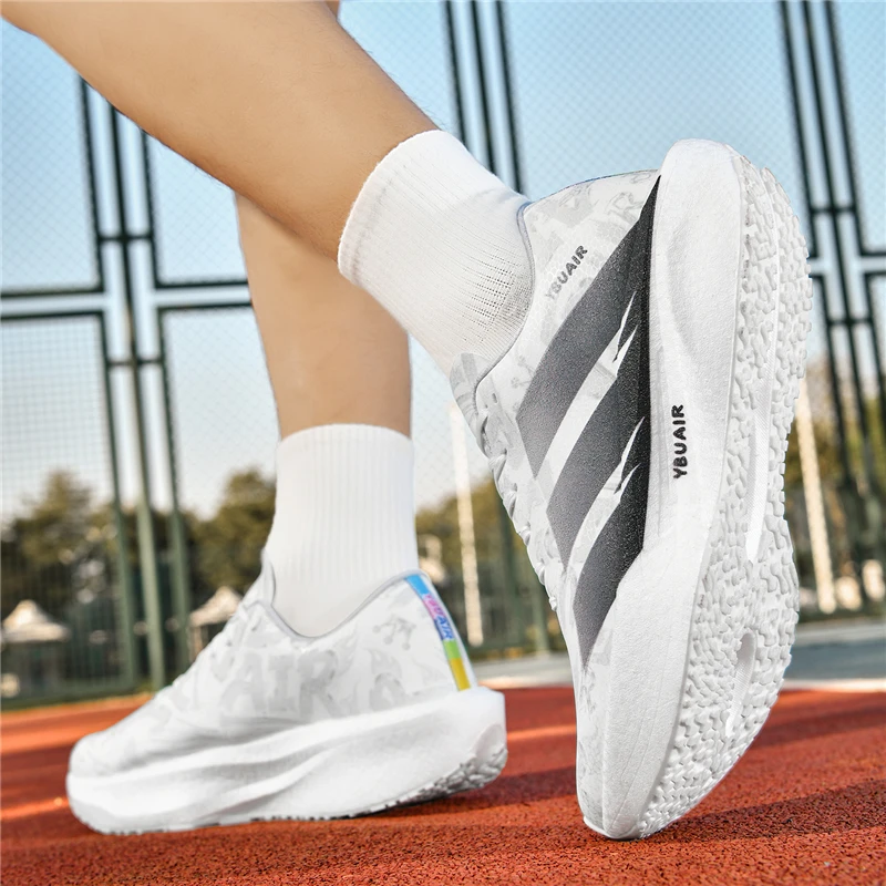 2026 New Marathon Men Sports Running Shoes Breathable Lightweight Women's Comfortable Athletic Nonskid Sneakers - view 4