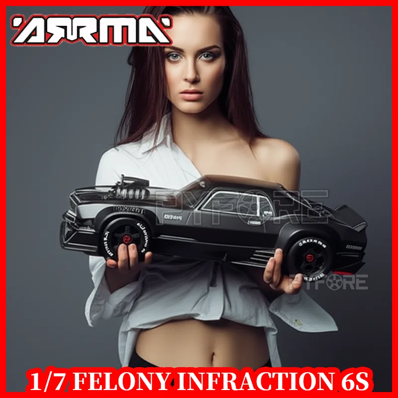 

ARRMA 1/7 FELONY INFRACTION 6S Brushless RC cars for adults Electric Remote Control Car High-speed Flat Racing rc drift car