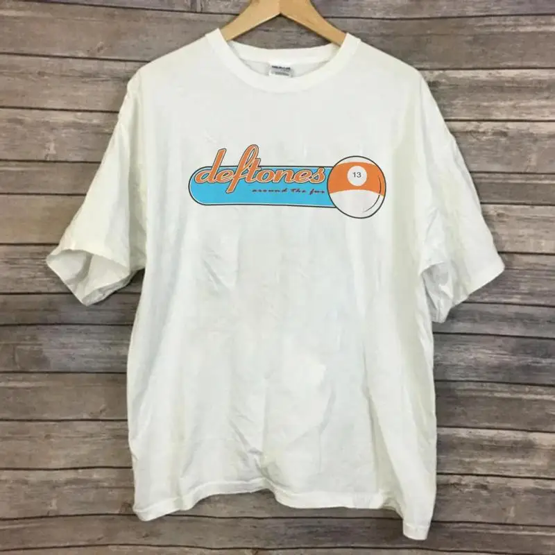 

Футболка Deftones Band в стиле ретро, белая, S 5XL KH15024