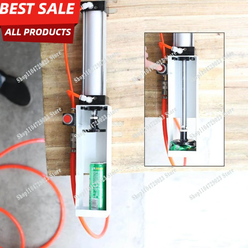 

Factory Direct Pneumatic Aluminum Can Compactor 16 Ounce Stereo Can Cracker and Flattener.