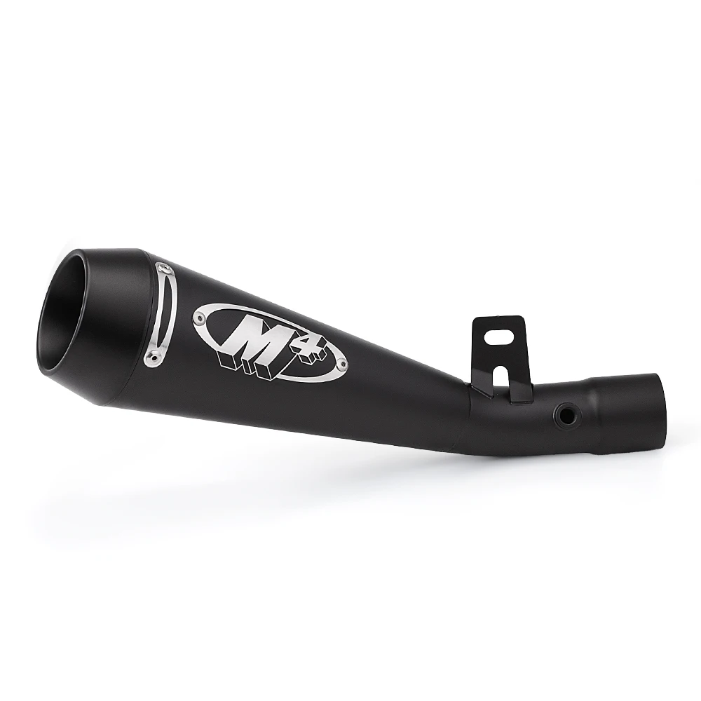 Motorcycle Exhaust Pipe Modification ZX6R Zx-6r M4 Dedicated Integrated Mid Tail Muffler Port 2024-2025！