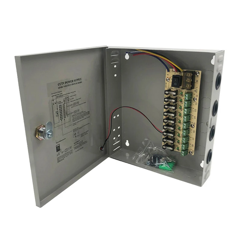 12V10A Switch Rainproof Power Box Security Led Monitoring Power Supply Ac220V To 12V Centralized Power Supply