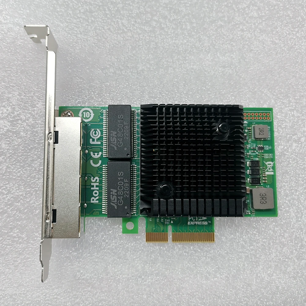 쿼드 포트 서버 어댑터, Broadcom 5719 5719-4RJ45 PCIeX4 1G PCI-E X4 기가비트 4 포트 네트워크 카드, NIC 고품질 빠른 배송