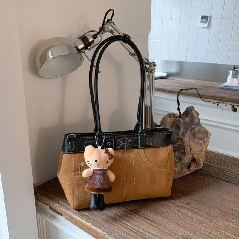

Vintage Inspired Leather Backpack Purse With Antique Brass Zippers Roomy Main Compartment