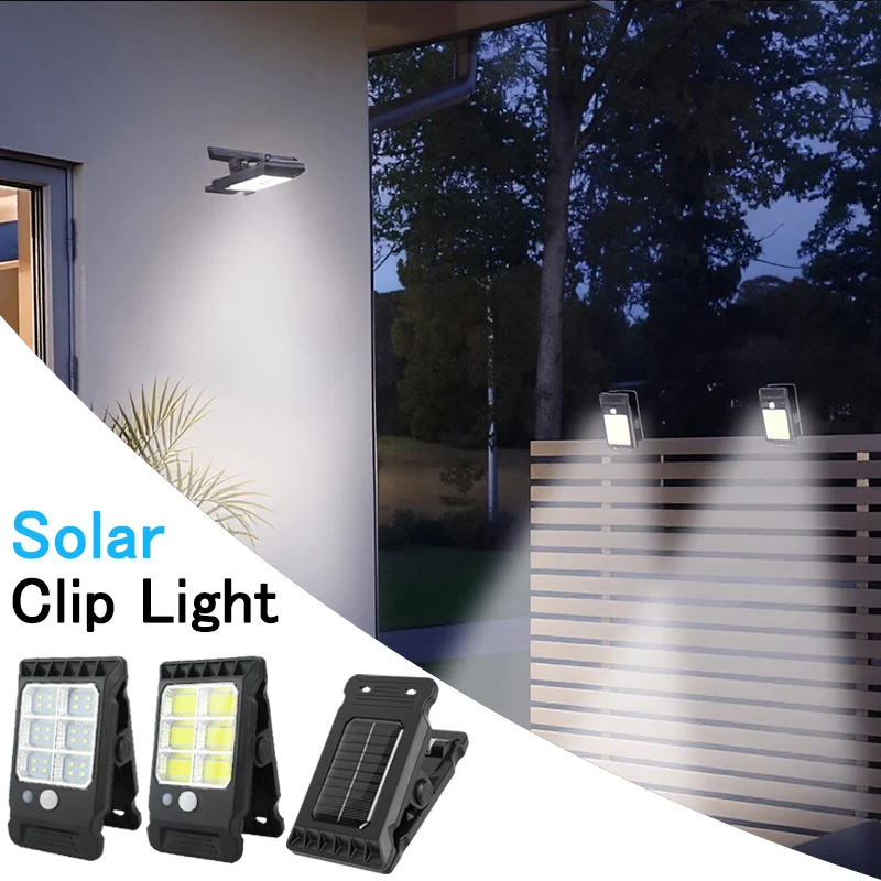 

Solar Clip Light Camping Light Outdoor Lights Solar Lights Railing Lights Outdoor IP65 Waterproof Light for Fence Patio Umbrella