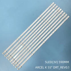 LED Strip For Grundig 55 VLX 7730 BP 55VLX7000 55GUB8855 55VLX7710 55VLX7700 55GUW8867 55GUB8852 55VLX7810BP ZVB65600-AA