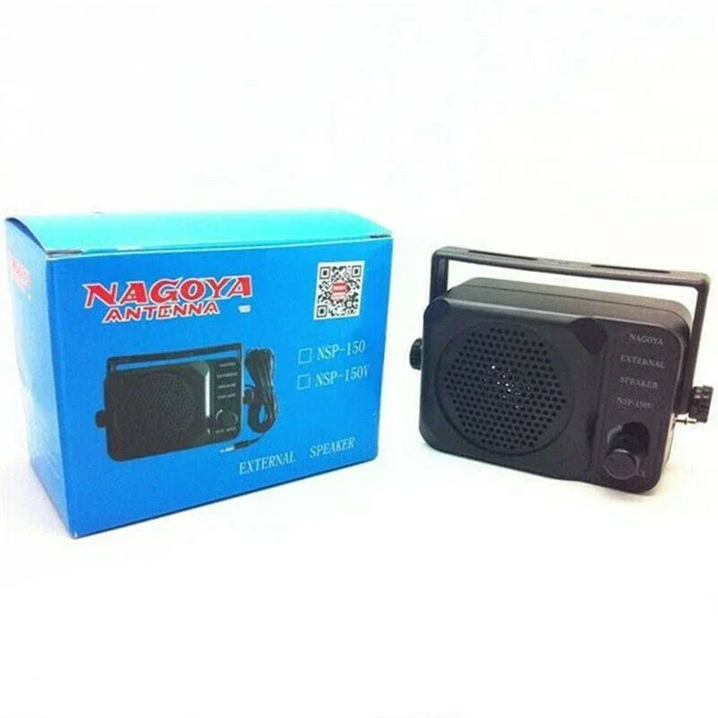 Nagoya NSP-150V Mini altavoz externo 3,5mm NSP150V altavoz para QYT YAESU Anytone ICOM KENWOOD CB Radio de coche Walkie Talkie