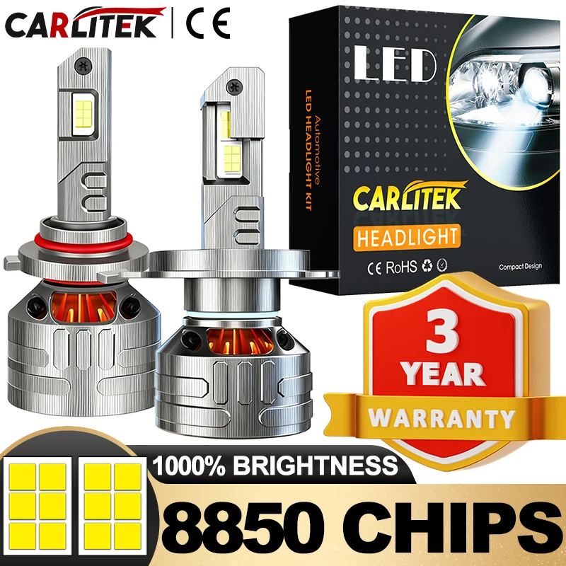 

Carlitek K5C H7 LED Headlights Canbus Led H4 H1 H11 H8 9005 HB3 9006 HB4 9012 HIR2 H9 60000LM 200W 5570 CSP Car Light Fog Lamp