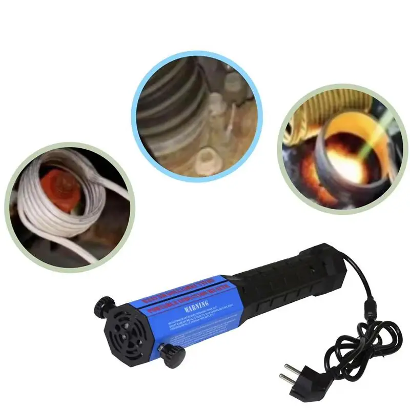 Kit riscaldatore a induzione da 1300 W Automotive 110 V/220 V Strumento di riparazione auto per macchina di riscaldamento a induzione di calore senza fiamma con 8/10 bobine