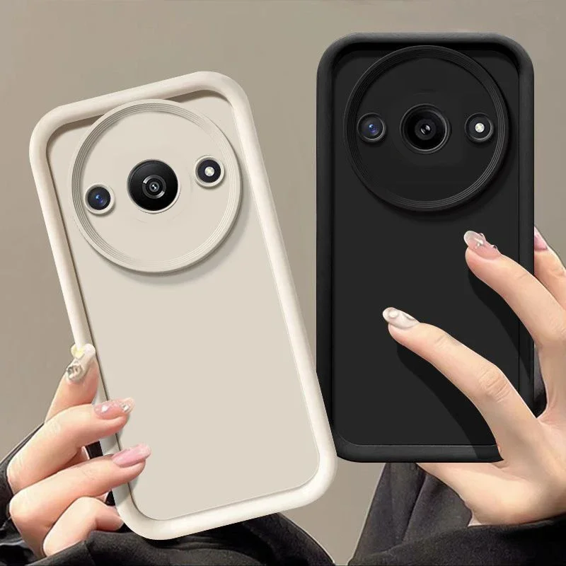 Custodie in silicone di lusso per Xiaomi Redmi A3 Custodia per telefono Xiaomi Redmi A3 Custodia protettiva morbida opaca antigoccia