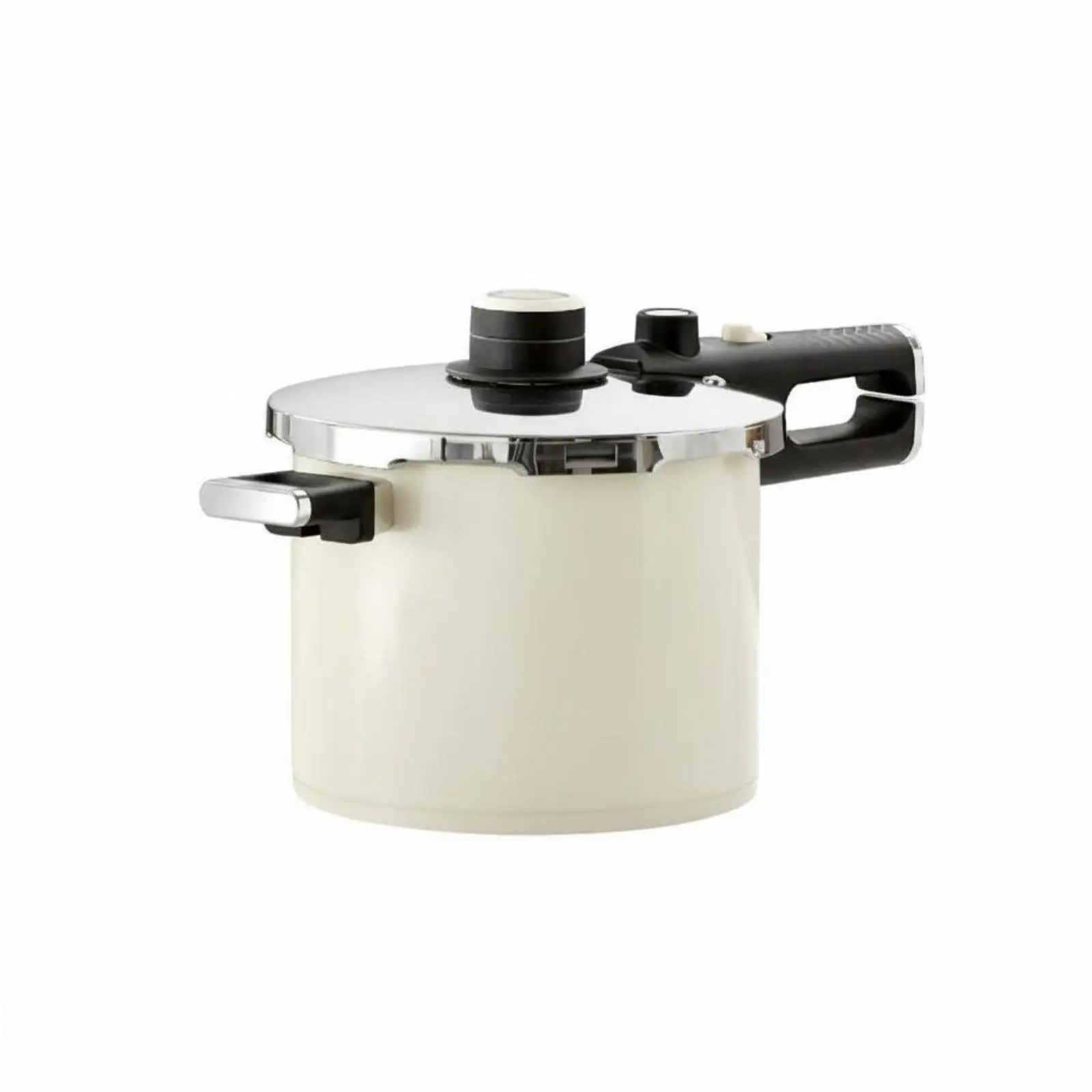 Pressure Cooker Pot 304 Stainless Steel Ceramic Non Stick Quiet Operation for Gas Stove Electric Cooktop Kitchen