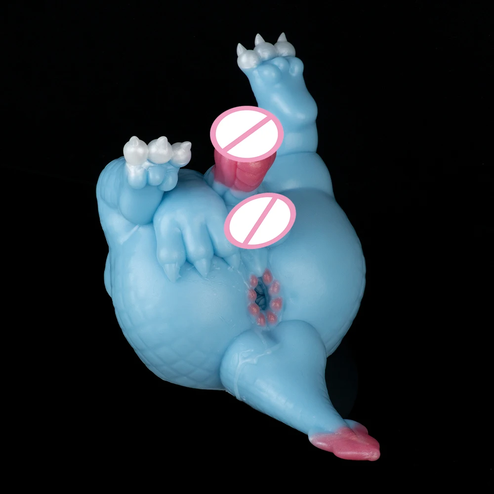 GEEBA Lifelike Blue Dragon Butt Silicone Male Masturbator Pocket Pussy Onahole Artificial Vagina Stroker For Man Adult Toys Shop