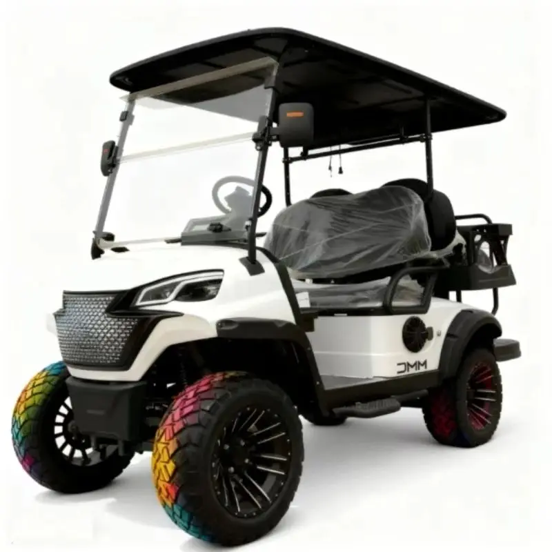 عربة جولف كهربائية احترافية مخصصة 4WD MMC، 60 فولت 5000 وات، مقاعد 2/4/6/8، 63 كم/ساعة، عربة جولف منزلية متعددة الوظائف #5