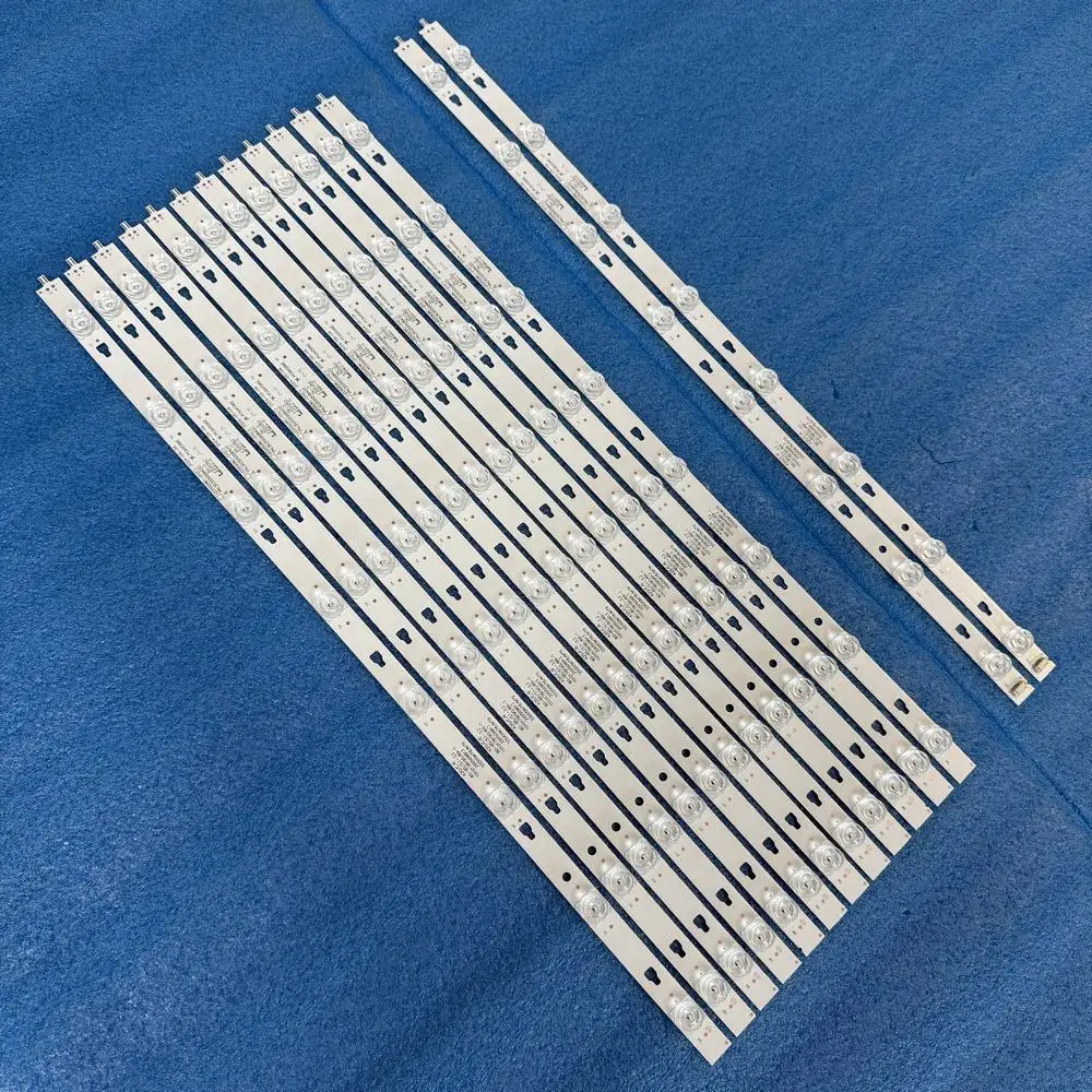 

14 шт./компл. светодиодная подсветка (8 светодиодов) для LS55H610N LU55H31 U55X31 U55X31J F55Y F55N G55Y-S GD5551A UHD-55F SU55MK J550U JVC LT55MK770