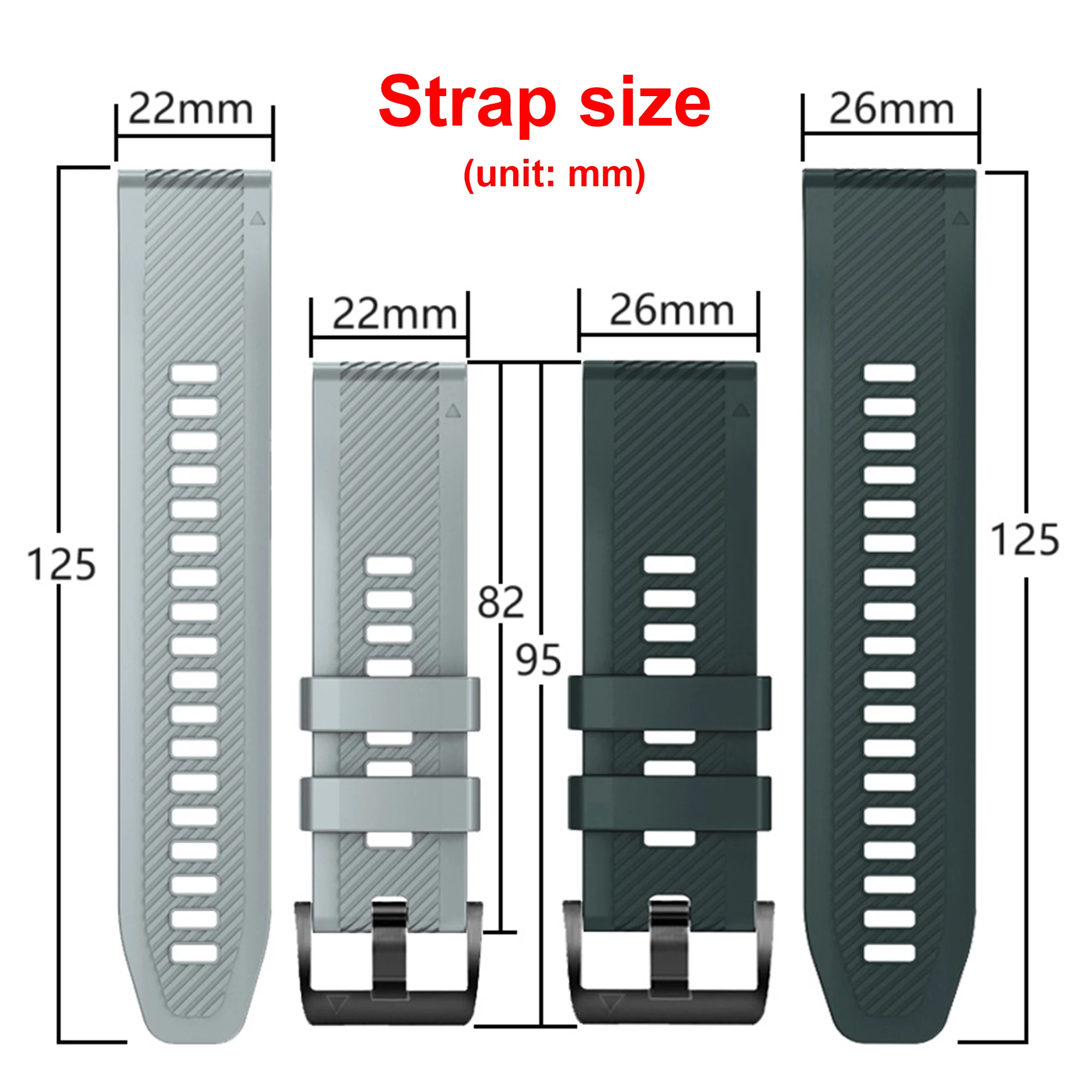 22 26mm Smartwatch band strap for Garmin Fenix 6 6X Pro 7X 7 5X 5 Plus 945 965 3HR D2 Watch Band Epix Gen2 MARQ 22 26mm Bracelet