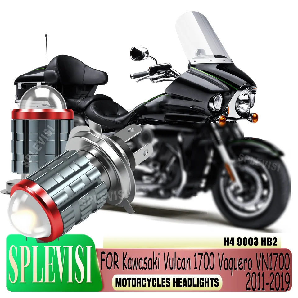 

Lights Up Farther Distances​ LED Motorcycle Headlight For Kawasaki Vulcan 1700 Vaquero VN1700 2011 2012 2013 2014 2015 2016-2019