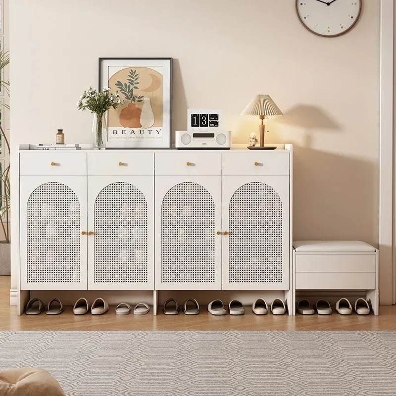 With Seat Storage Shoe Cabinet Luxury Vertical Shelves Hallway Cheap Shoe Cabinets Closet White Gabinete Ornaments Home Decor