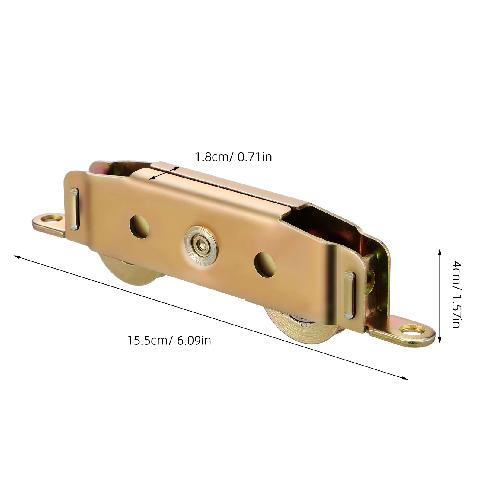 

2Pcs Sliding Door Rollers Aluminum Alloy Heavy Duty Bearing Patio Screen Gate Wheels Replacement Screen Door Wheels Replacement