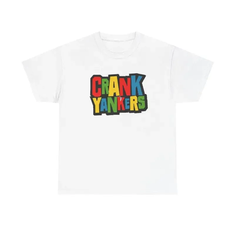 Футболка с принтом Crank Yankers, по мотивам телесериала, с забавными комедийными монологами и розыгрышами, в стиле ретро, плотная ткань.