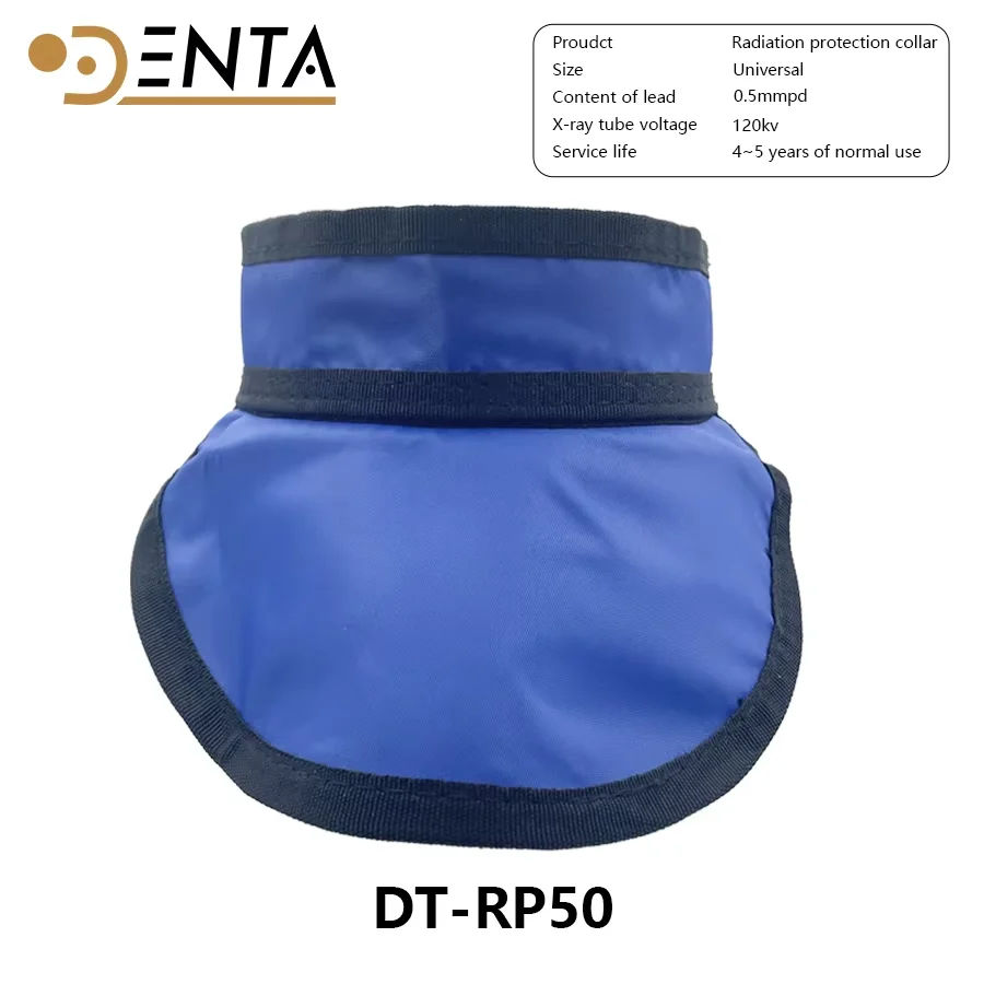 Dental Oral X-Ray Thyroid Protection Collar 0.35/0.5mmPb Lead Universal Neckband Clinic Exam Protective Accessory
