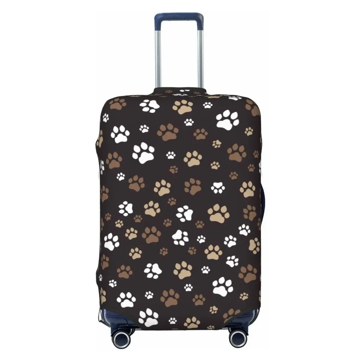 

Пользовательские следы животных с принтами лап собаки, чехол для чемодана, эластичные защитные чехлы для багажа для 18-32 дюймов