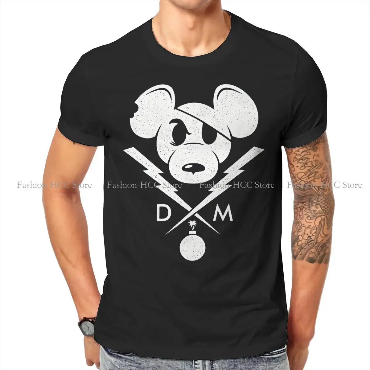 Danger Mouse Cartoon Movies DM T Shirt Vintage Teenager Alternative High Quality Tshirt Large O-Neck Short Sleeve