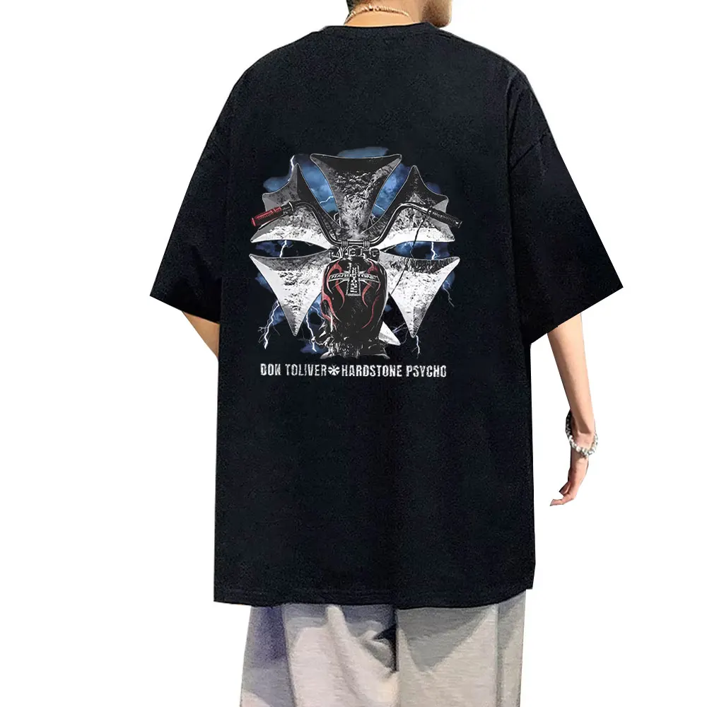 

Rapper Don Toliver Hardstone Psycho Graphic Print T-shirt Men Women Fashion Hip Hop T-shirts Male Oversized Short Sleeve T Shirt