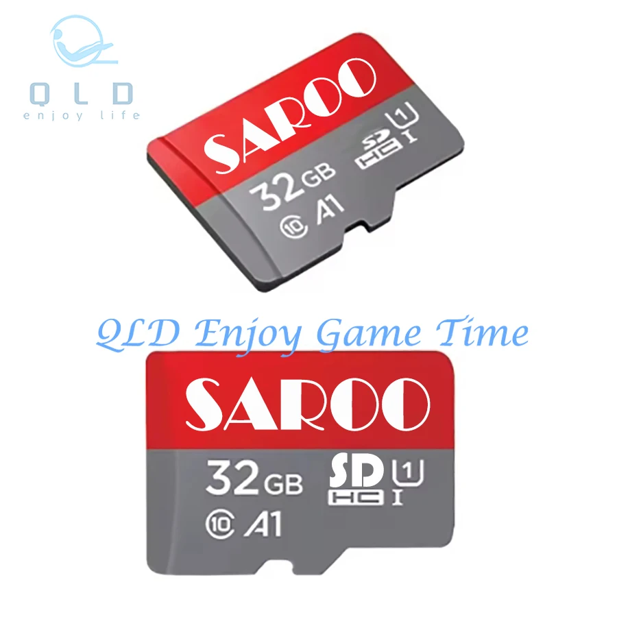 Mini Memory Card, High Speed Micro TF SD Cards with V0.7 Firmware & Games 32/64/128GB for SAROO Reader SS Saturn HDloader