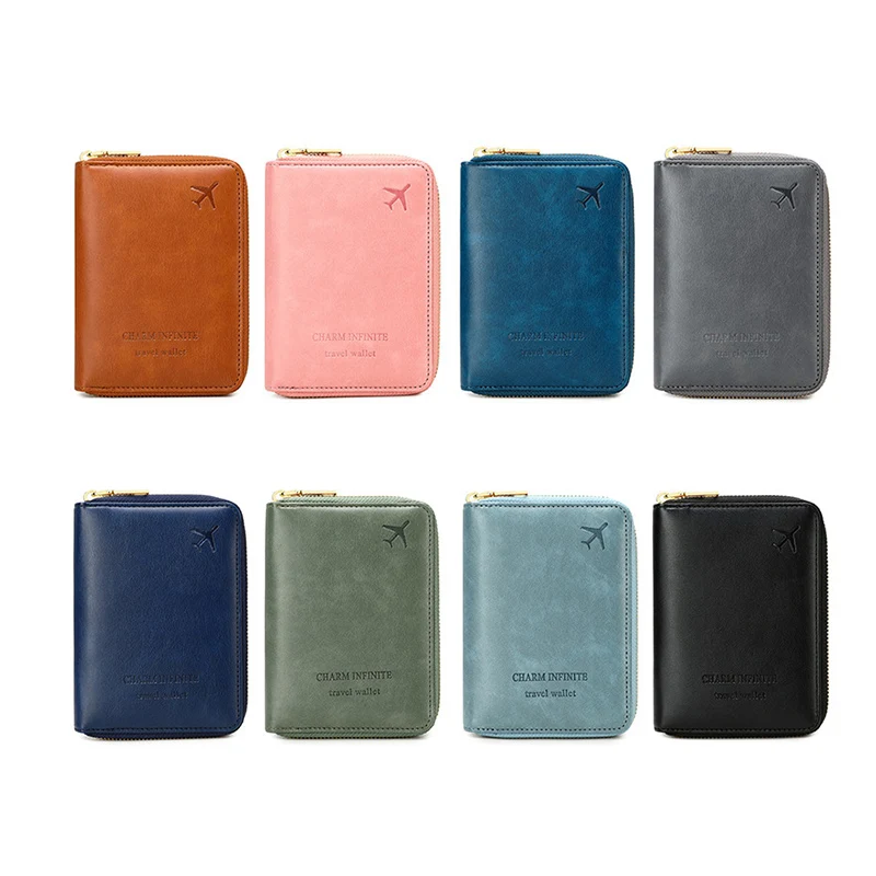 

PU Leather Business Card Holder Wallet Women Men's Card ID Holder Credit Card Case Large Capacity Multi-function Storage ID Bag